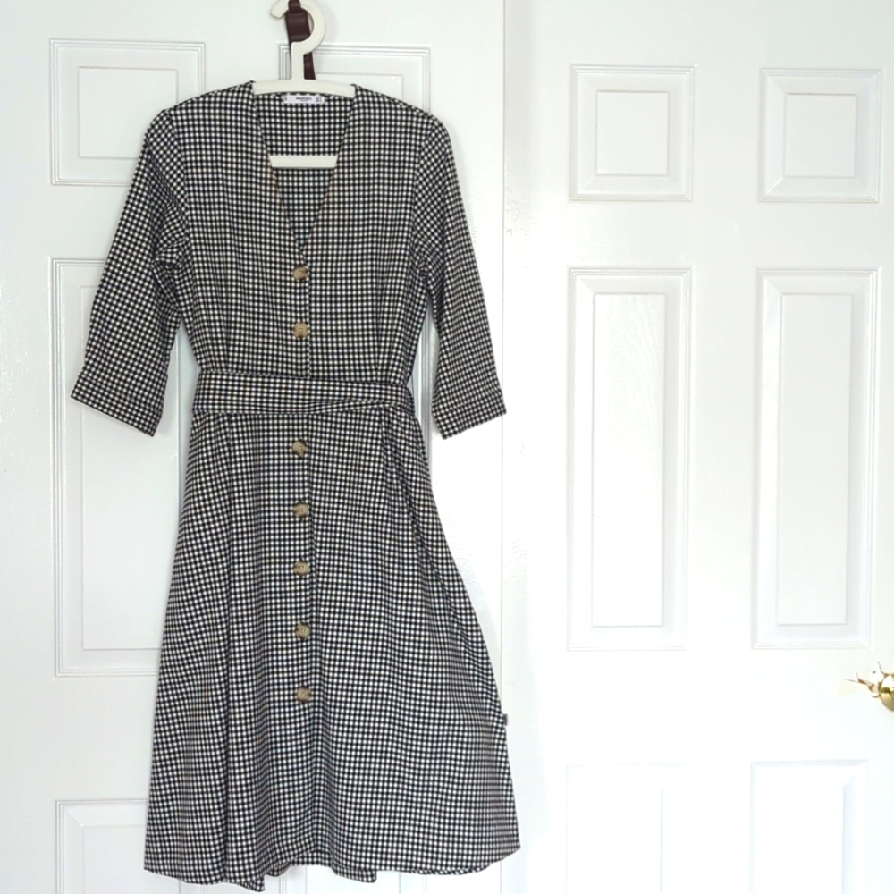 Mango Belted Dress Size S